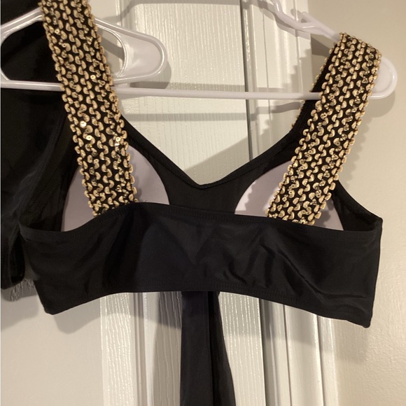 NWOT WOMEN two piece high waisted wrap swimwear Size Small - Picture 5 of 7